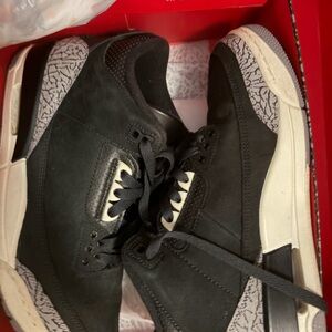 Jordan Black and White Women's Sneakers